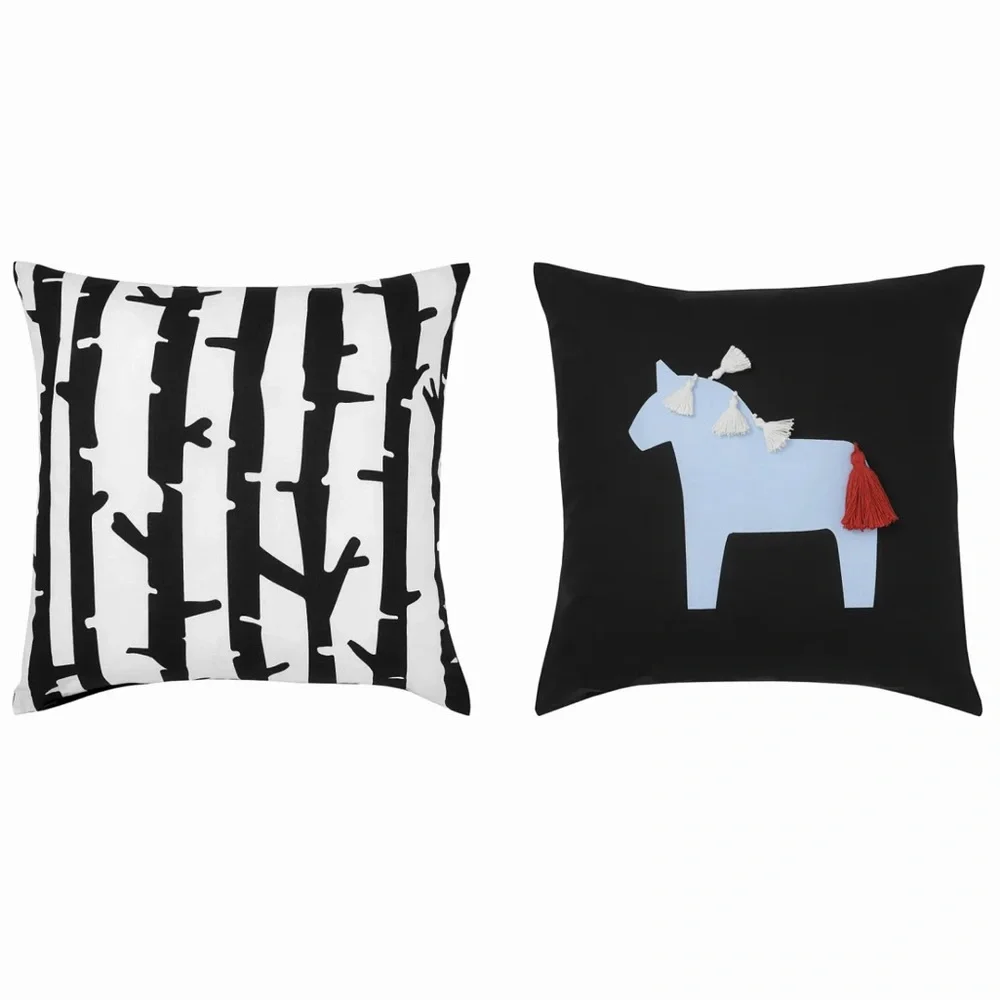 IKEA HÄSTHAGE Swedish Dala Horse Collection Pillow